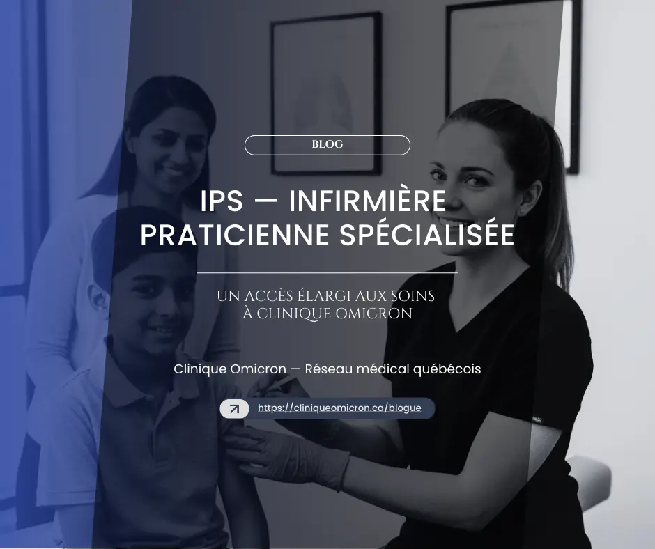 Infirmière praticienne spécialisée administrant un vaccin à un jeune patient à la Clinique Omicron, soulignant l'accès élargi aux soins de santé.