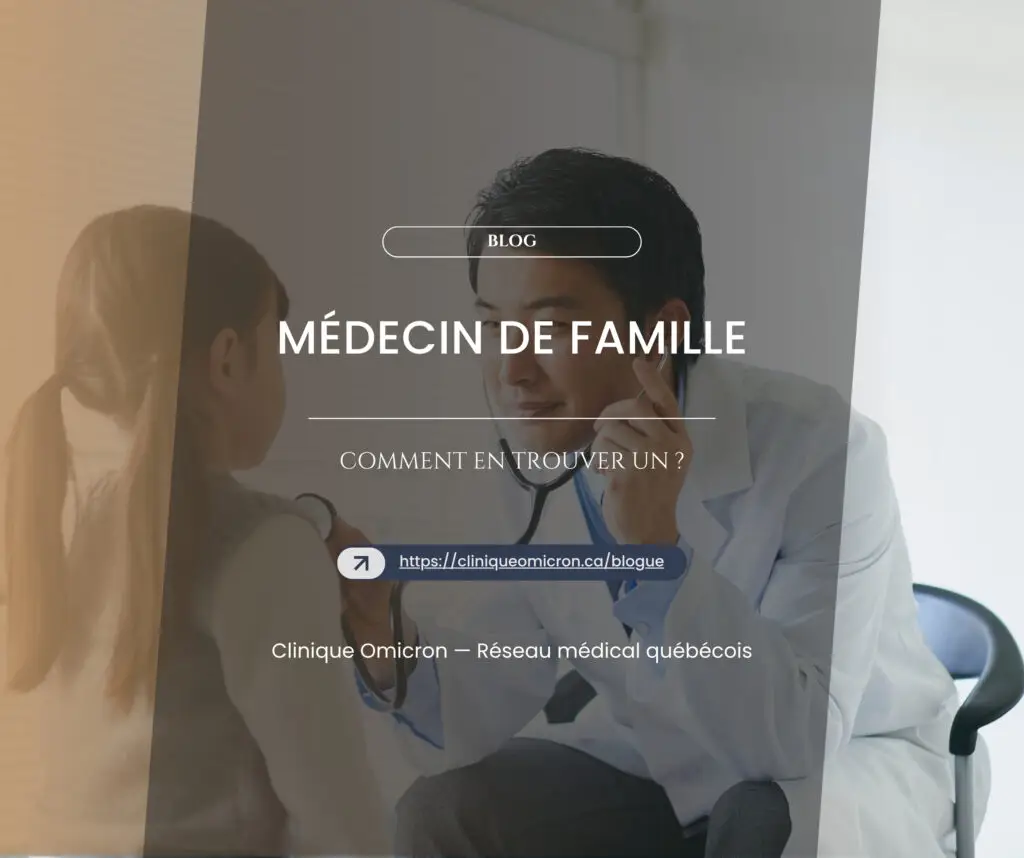 M&eacute;decin consultant un enfant au Qu&eacute;bec, soulignant l'importance des soins m&eacute;dicaux accessibles &agrave; la Clinique Omicron.