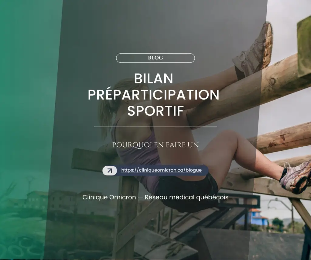 Bilan pr&eacute;participation sportif : pourquoi en faire un