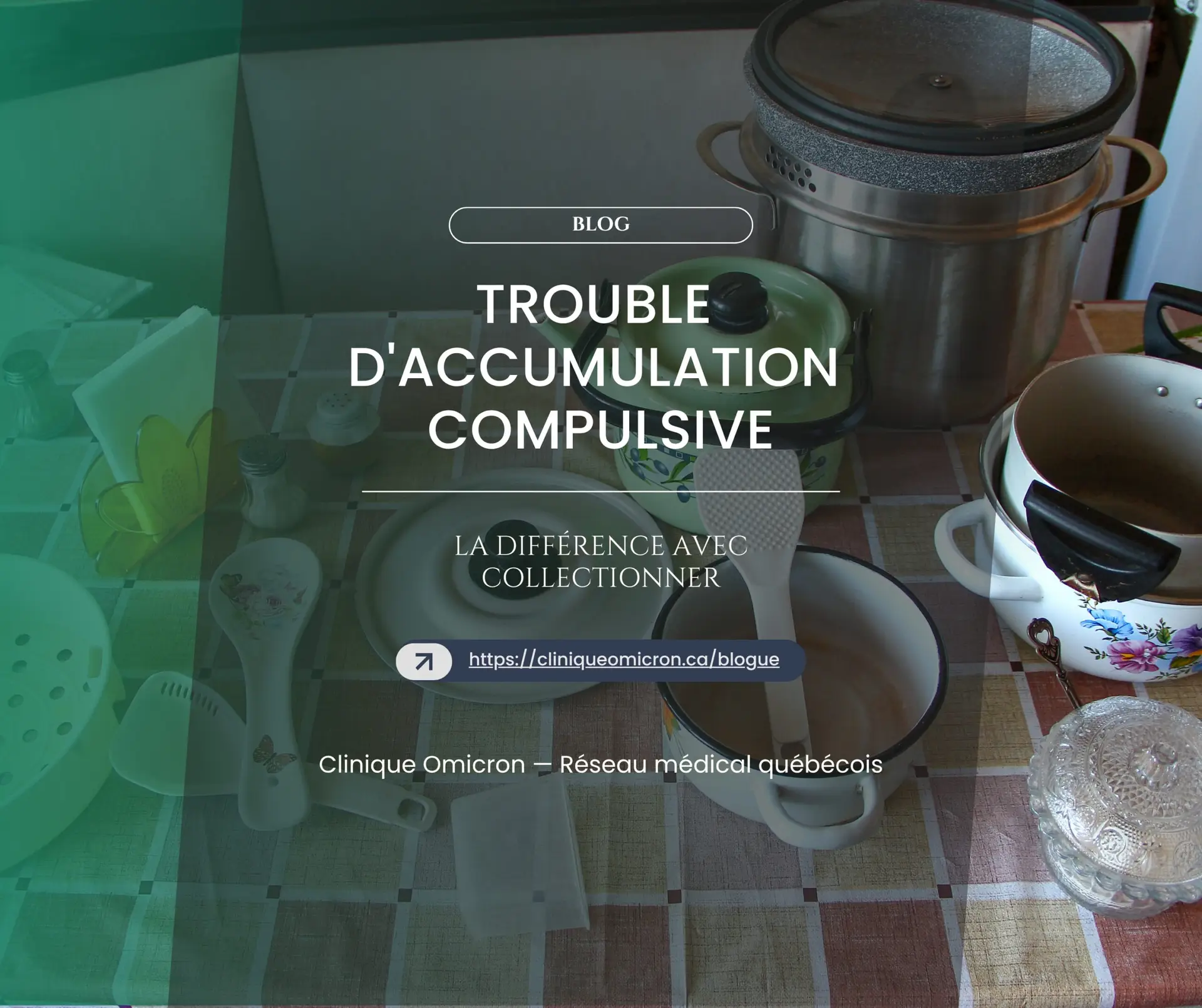 Trouble d'accumulation compulsive : la différence avec collectionner