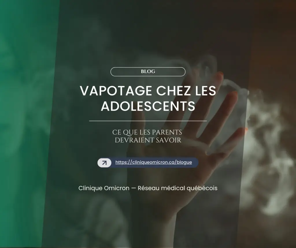 Vapotage chez les adolescents : ce que les parents devraient savoir