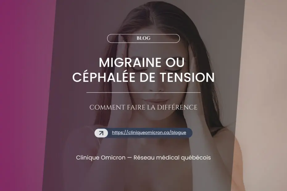 Migraine or tension headache: how to tell the difference