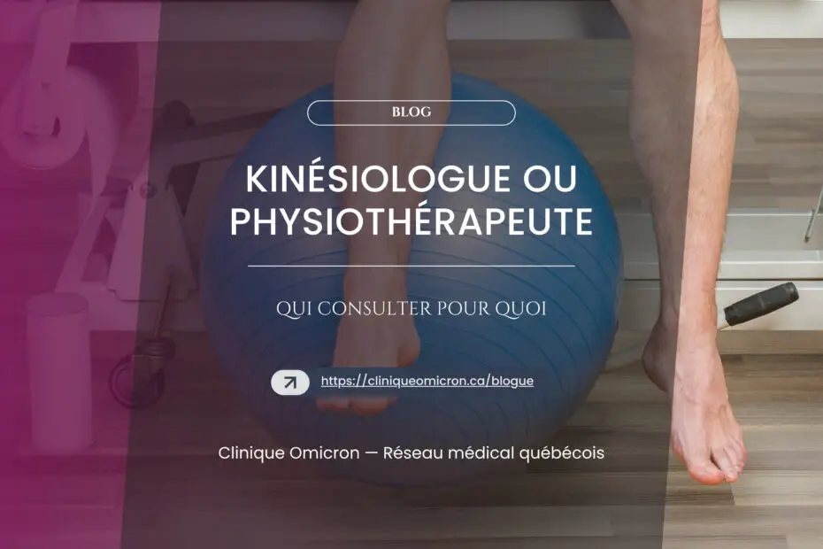 Kinesiologist or Physiotherapist: Who to Consult for What