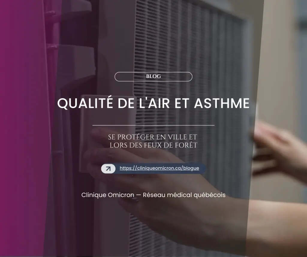 Qualit&eacute; de l'air et asthme : se prot&eacute;ger en ville et lors des feux de for&ecirc;t