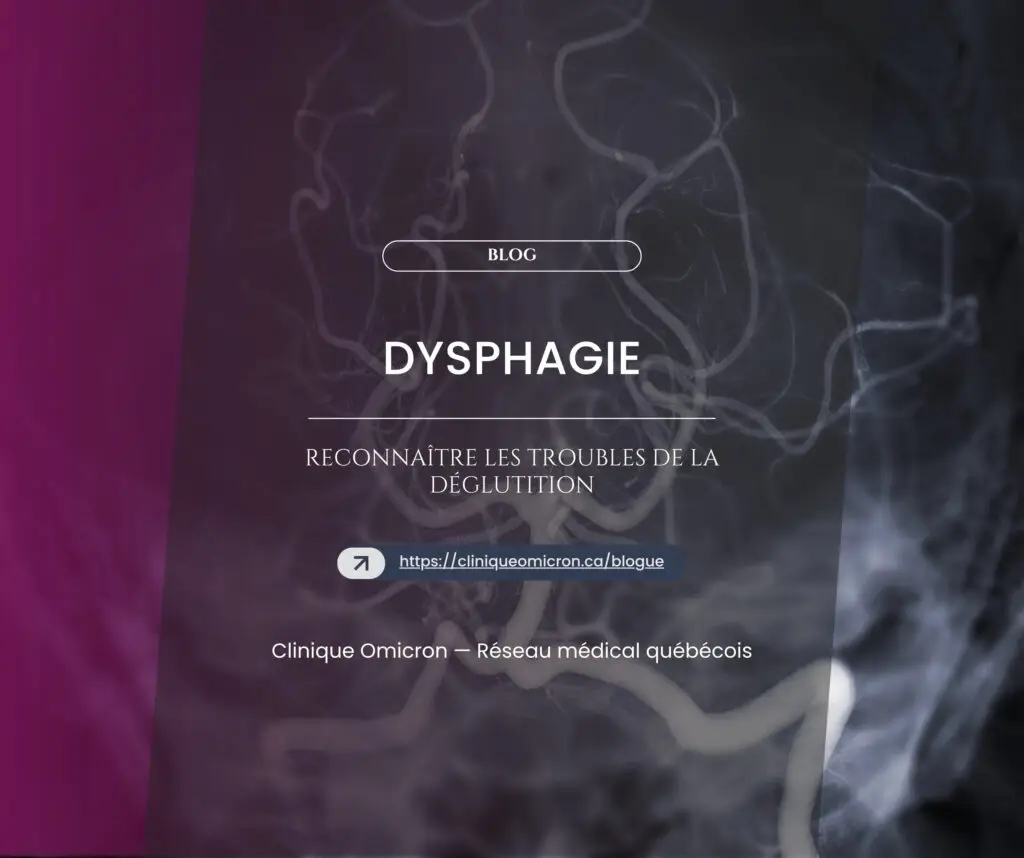 Dysphagie : reconnaître les troubles de la déglutition
