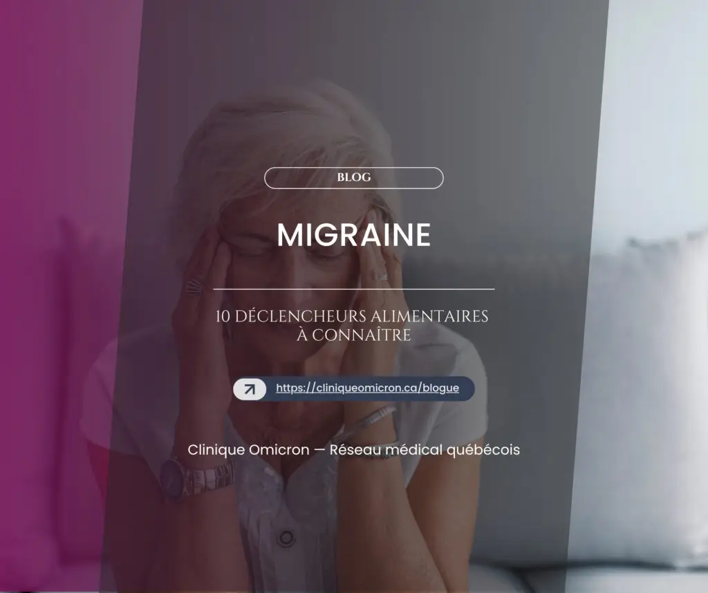 Migraine : 10 déclencheurs alimentaires à connaître