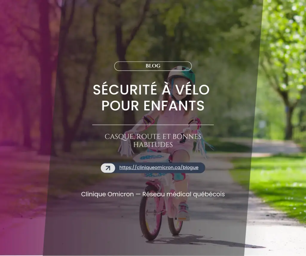 Sécurité à vélo pour enfants : casque, route et bonnes habitudes