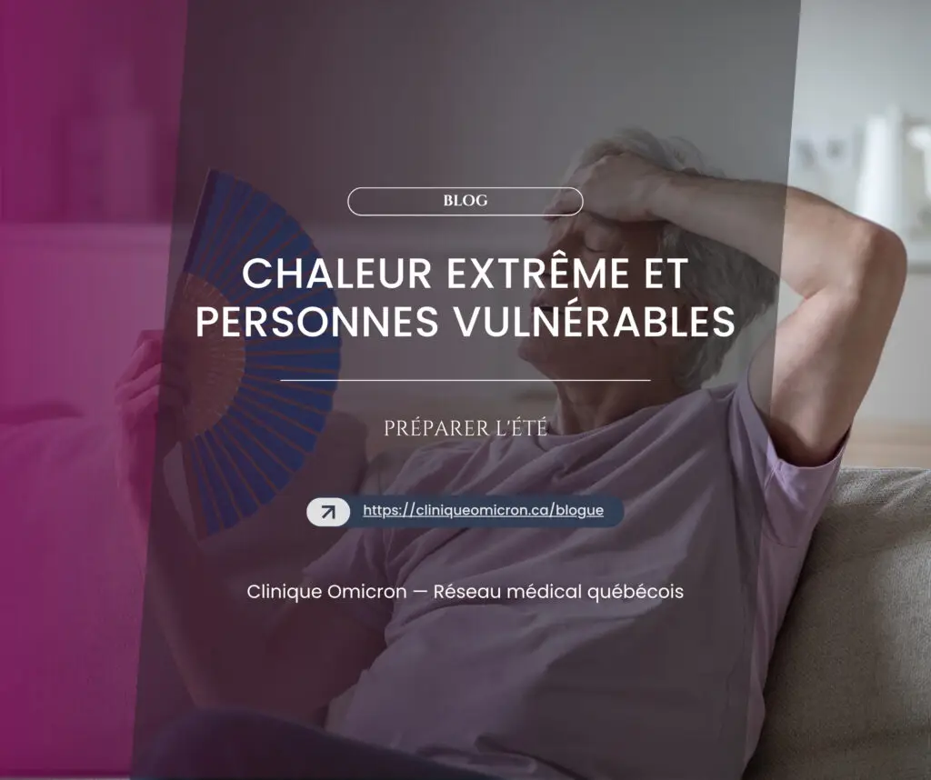 Chaleur extrême et personnes vulnérables : préparer l'été