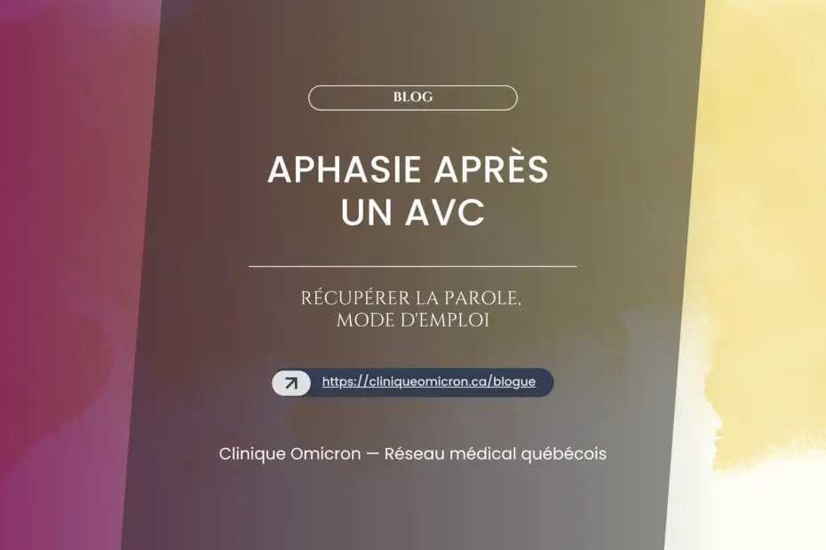 Aphasie après un AVC : récupérer la parole, mode d'emploi