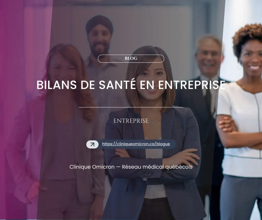 Bilans de sant&eacute; en entreprise : ce qu'ils devraient couvrir