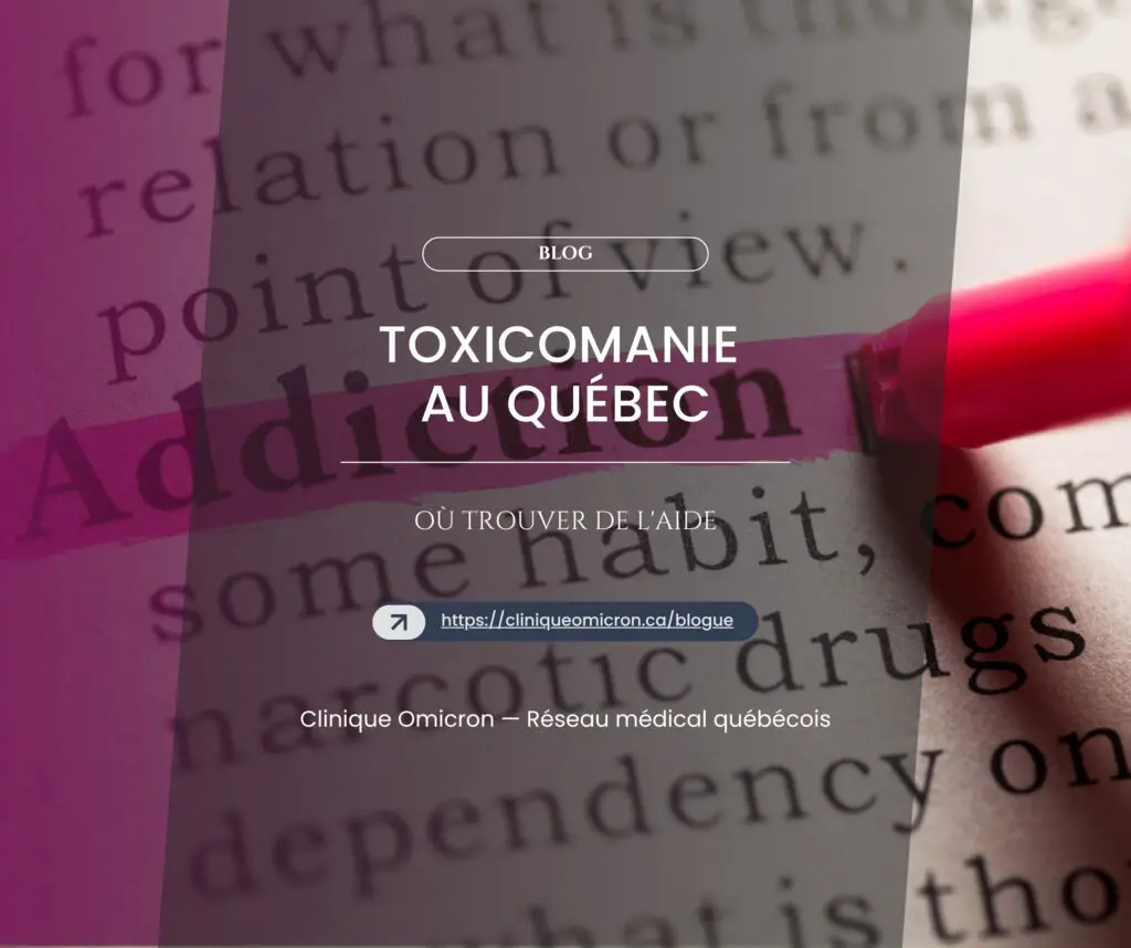 Toxicomanie au Québec : où trouver de l'aide