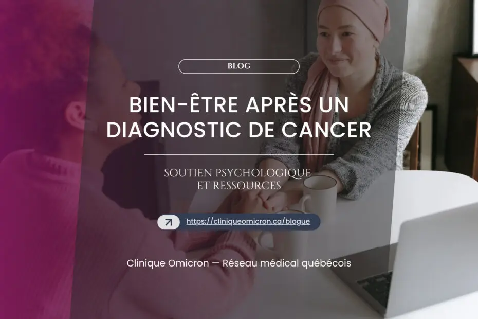 Bien-être après un diagnostic de cancer : soutien psychologique et ressources