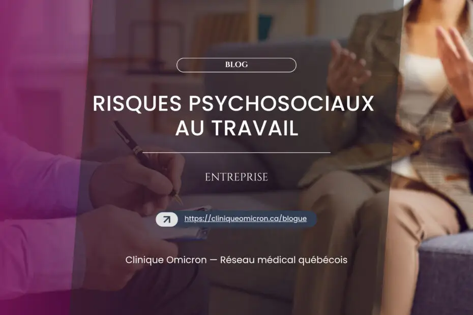Risques psychosociaux au travail : repérer et intervenir