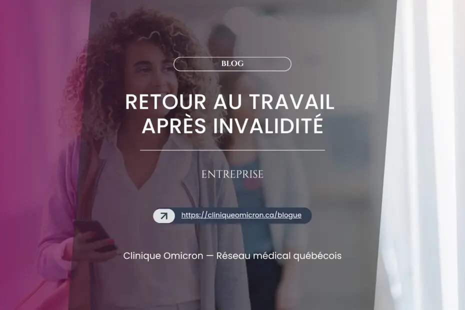 Retour au travail après une longue invalidité : étapes clés