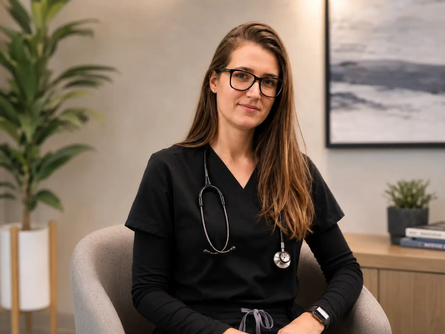 Mme Yunona Bilyk, infirmière clinicienne et coordinatrice clinique à Clinique Omicron