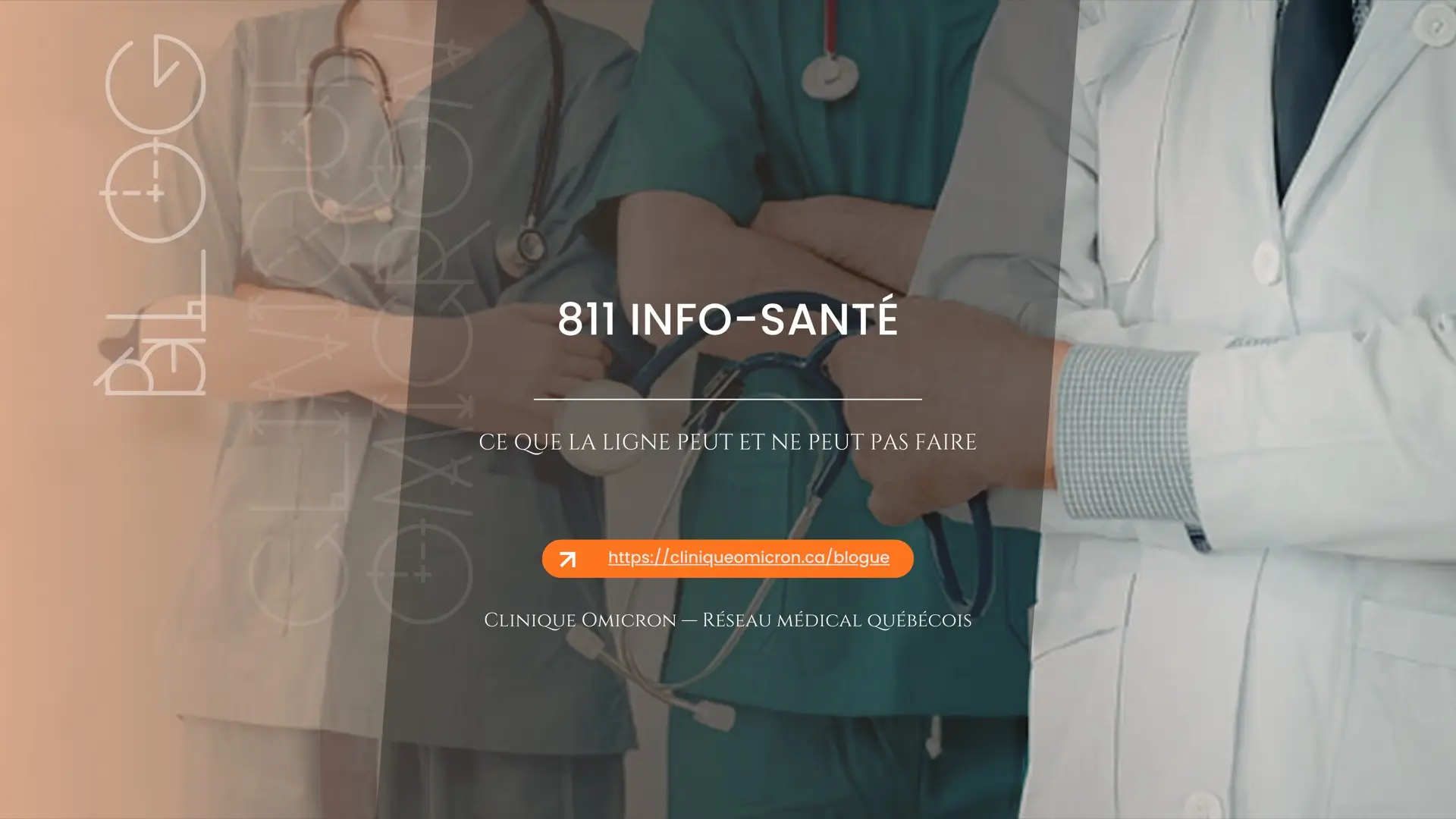 Professionnels de la sant&eacute; en clinique &mdash; article sur la ligne 811 Info-Sant&eacute; au Qu&eacute;bec