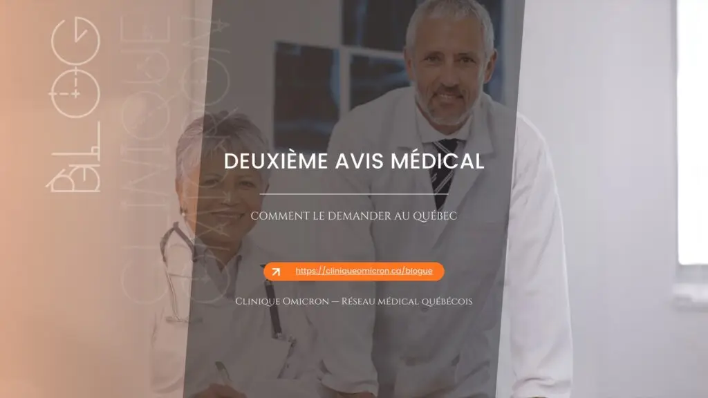 Deux m&eacute;decins consultant ensemble un dossier &mdash; demander un deuxi&egrave;me avis m&eacute;dical