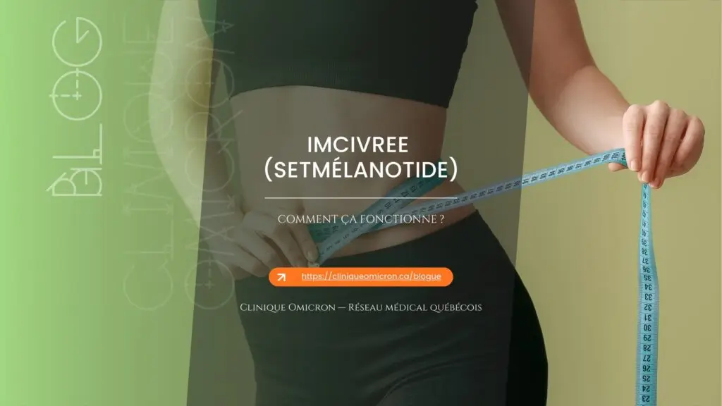 Femme mesurant son tour de taille avec un ruban &agrave; mesurer, illustrant le traitement IMCIVREE (setm&eacute;lanotide) pour les causes g&eacute;n&eacute;tiques rares de l'ob&eacute;sit&eacute;